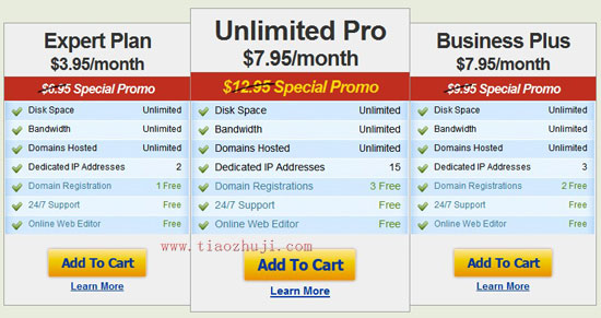 ixwebhosting主机方案